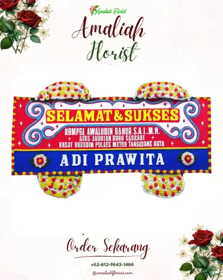 Papan Bunga Ucapan Selamat Badiri